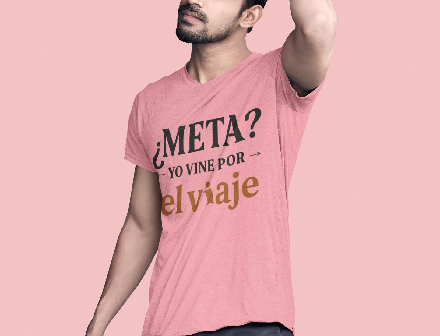 Spanish Printable Poster,¿Meta? Yo vine por el viaje, Inspirational Boho Digital Art for Free Spirits