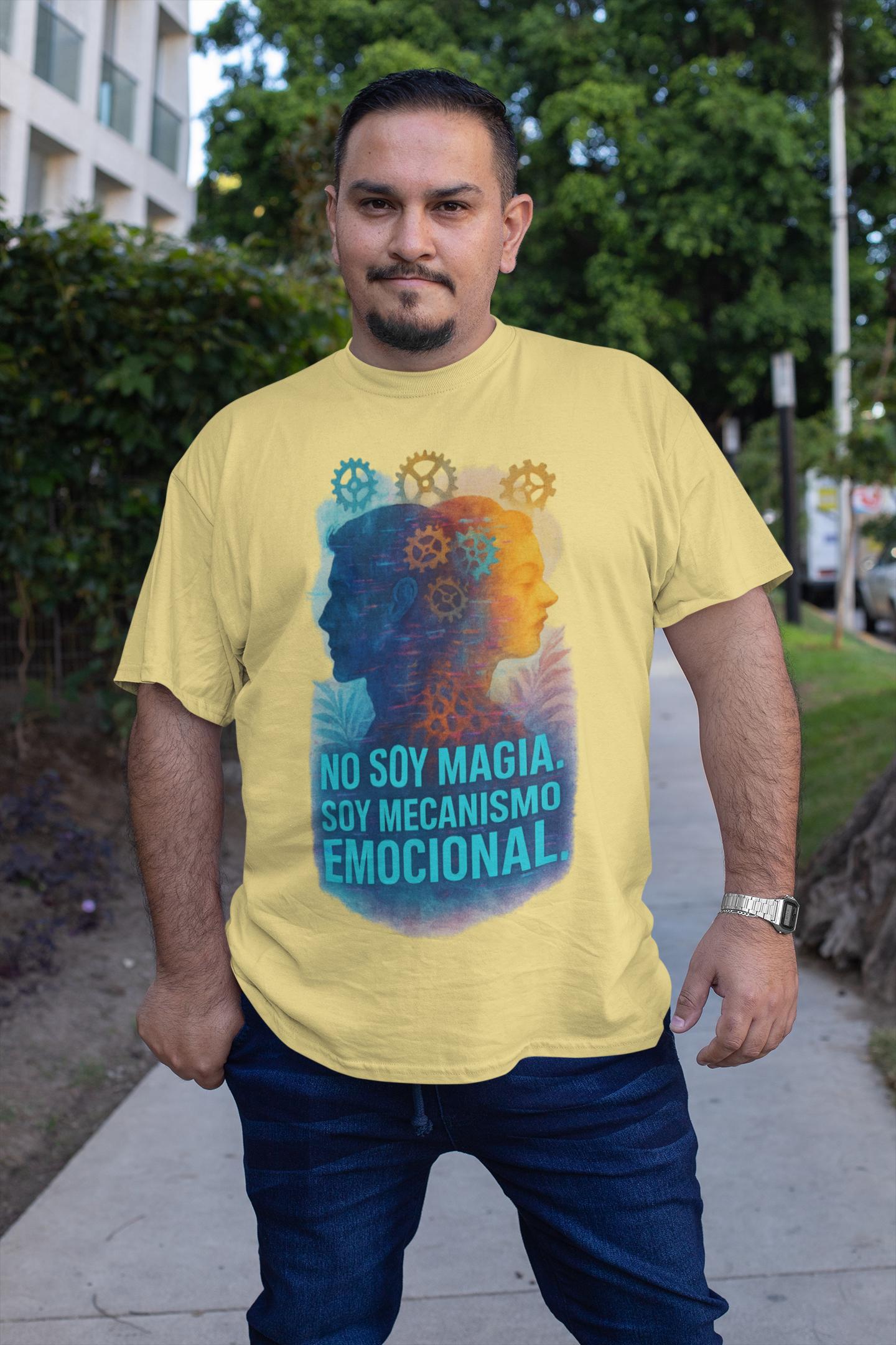 Steampunk Glitch Unisex Tee - Philosophical Urban Emotional Shirt, Surrealist Design, Gift for Thinkers, Wearable Art