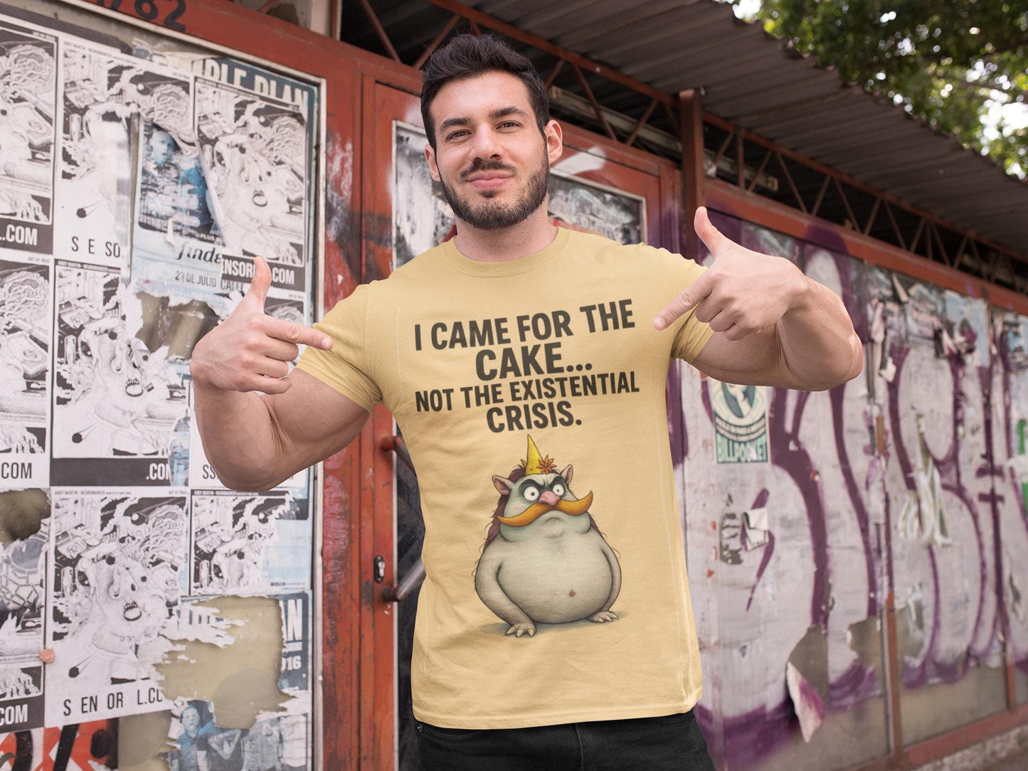 Sarcastic Cake Lover T-shirt, Tee, Shirt, Funny Gift, Unisex Top, Humorous Apparel