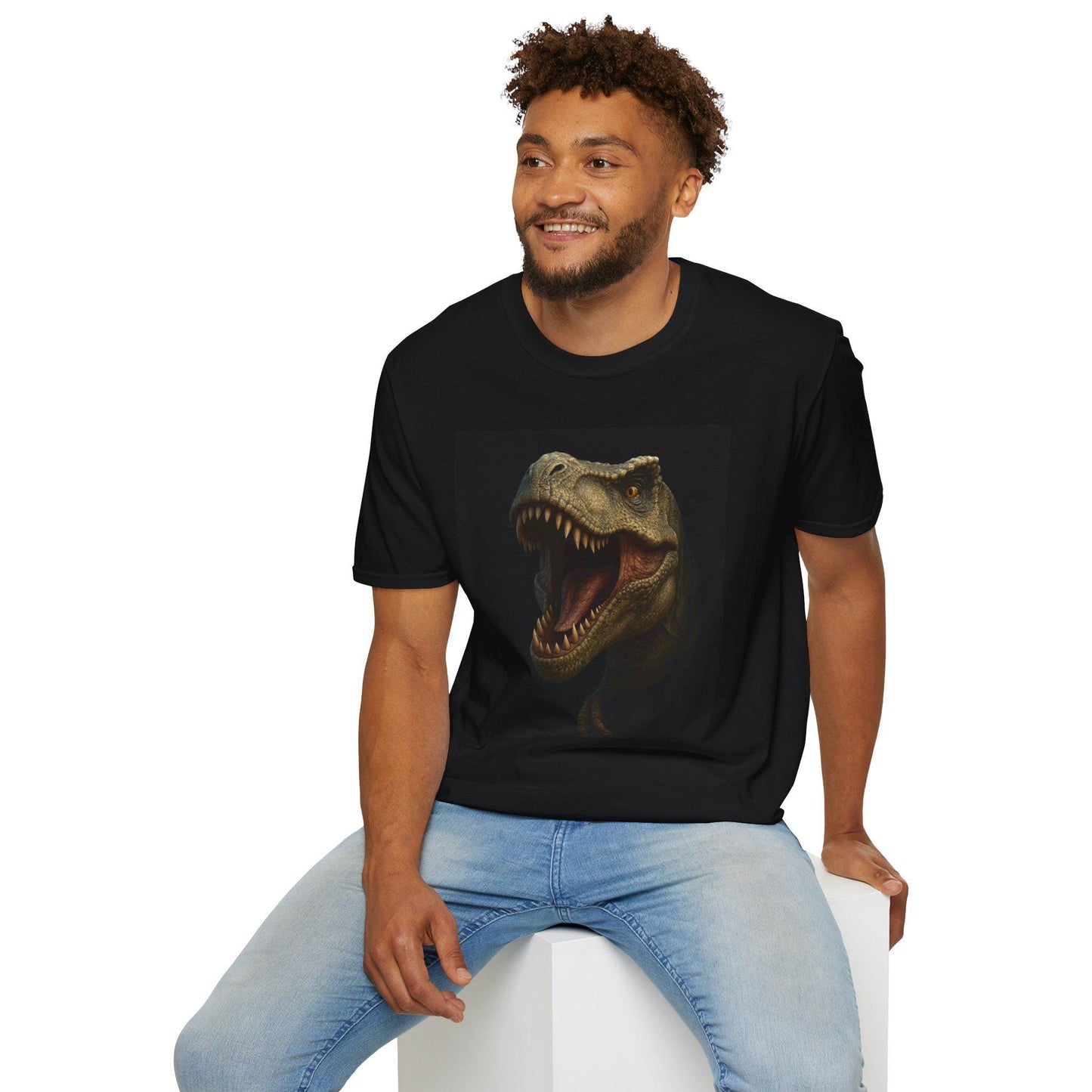 Dinosaur Roar Unisex T-Shirt, Fun Gift for Dino Lovers, Graphic Tee for Kids and Adults, Great for Parties, Birthday, Casual Wear