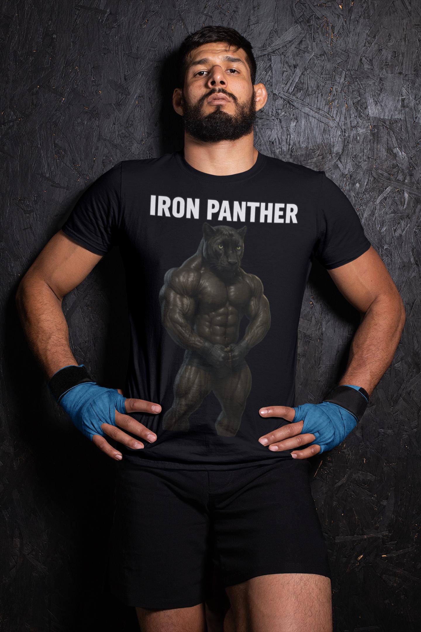 Iron Panther Unisex T-shirt - Bold Graphic Tee, Strength Resilience Style, Gym Lover Streetwear, Premium Comfort Colors, Unique Gift, US