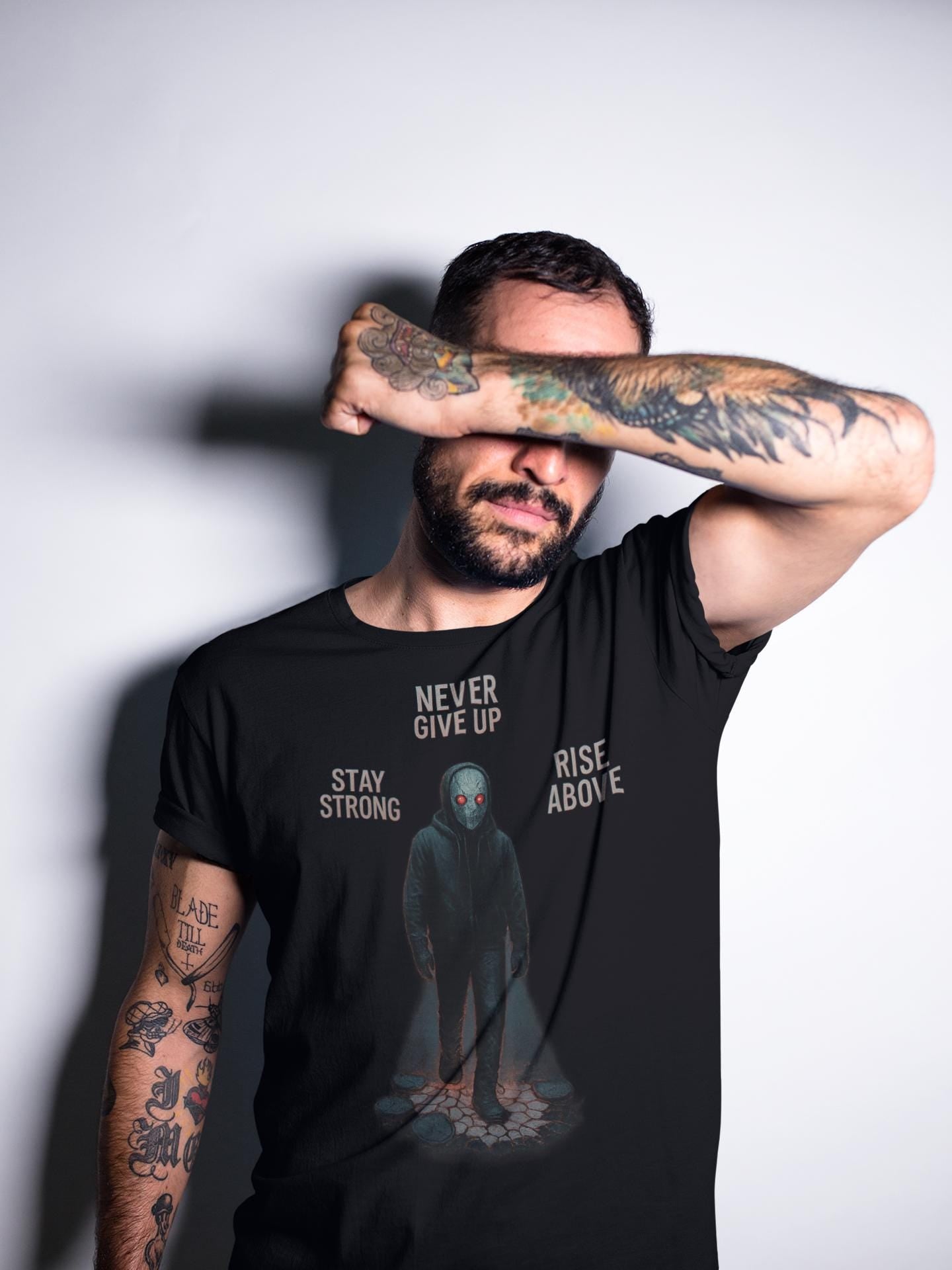 Resilience Graphic Tee, Motivational Comfort Colors Unisex Shirt, Rise Above Apparel, Emotional Fashion Gift, Never Give Up Streetwear
