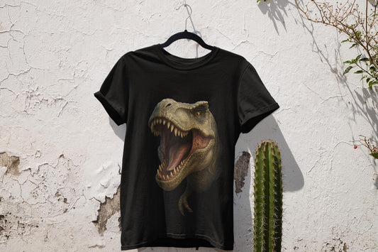 Dinosaur Roar Unisex T-Shirt, Fun Gift for Dino Lovers, Graphic Tee for Kids and Adults, Great for Parties, Birthday, Casual Wear