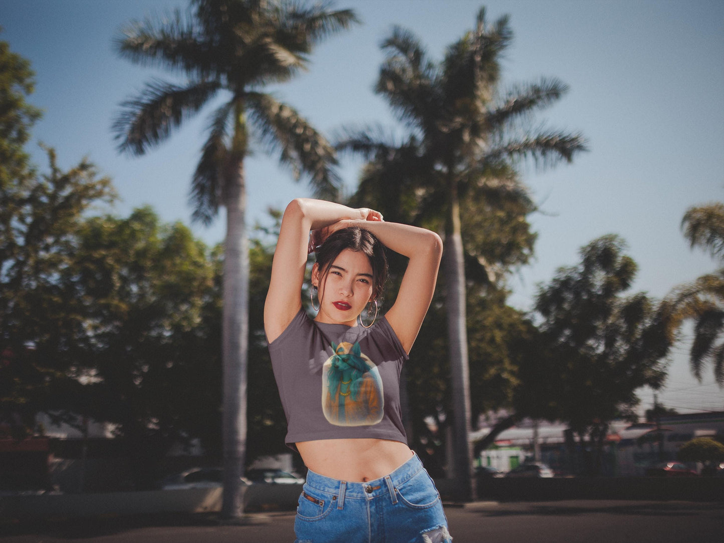 Emotional Urban Wolf Illustrated Tee - Bella Canvas 3001, Streetwear with Purpose, Gift for Strong Women, Fashion with Meaning, Feminine