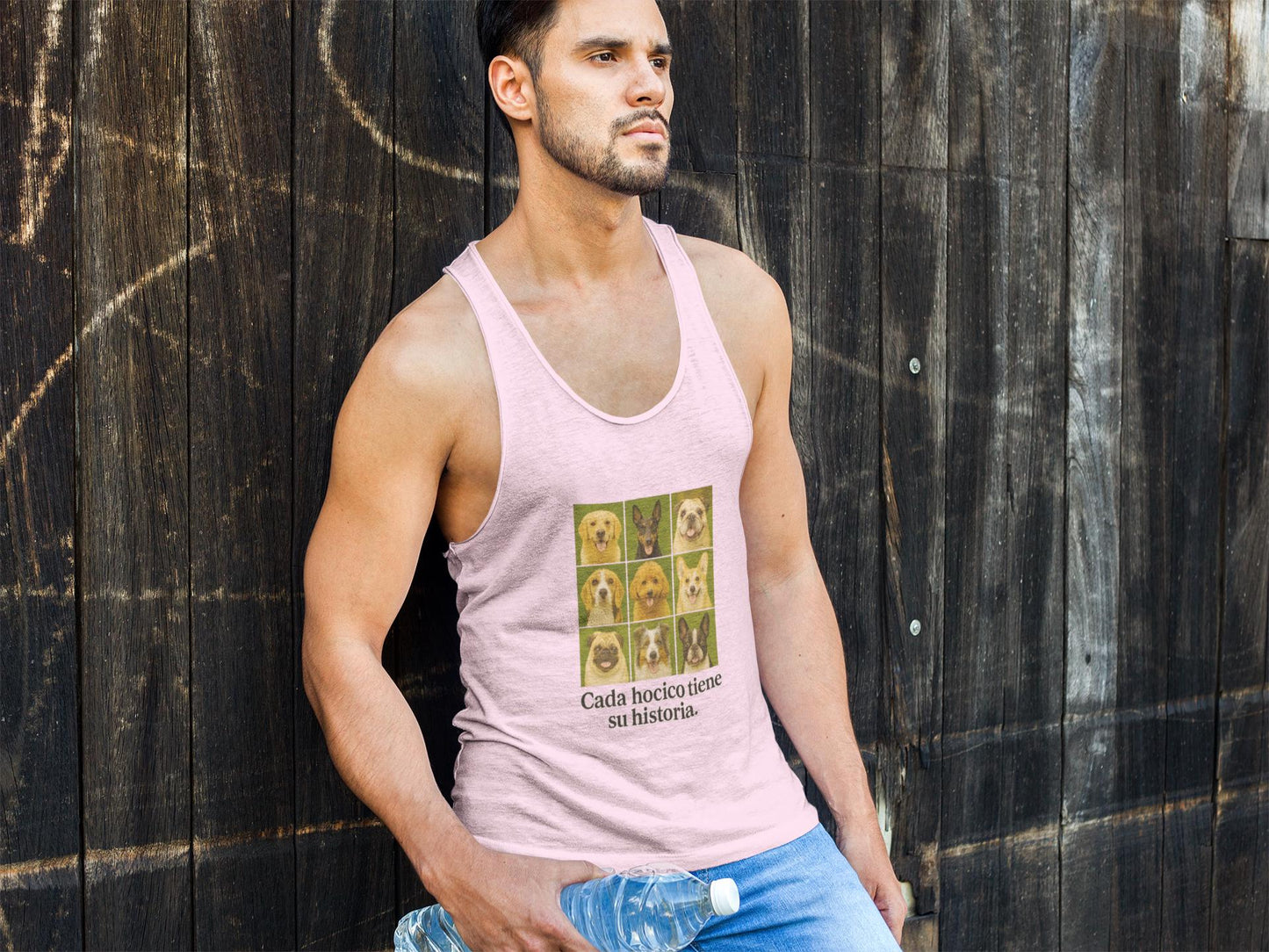 Dog Breeds Collage Tank Top - 'Every Snout Has Its Story' Inspirational Customized Shirt | Gift for Pet Lovers,Canine Medley Shirt,Animal