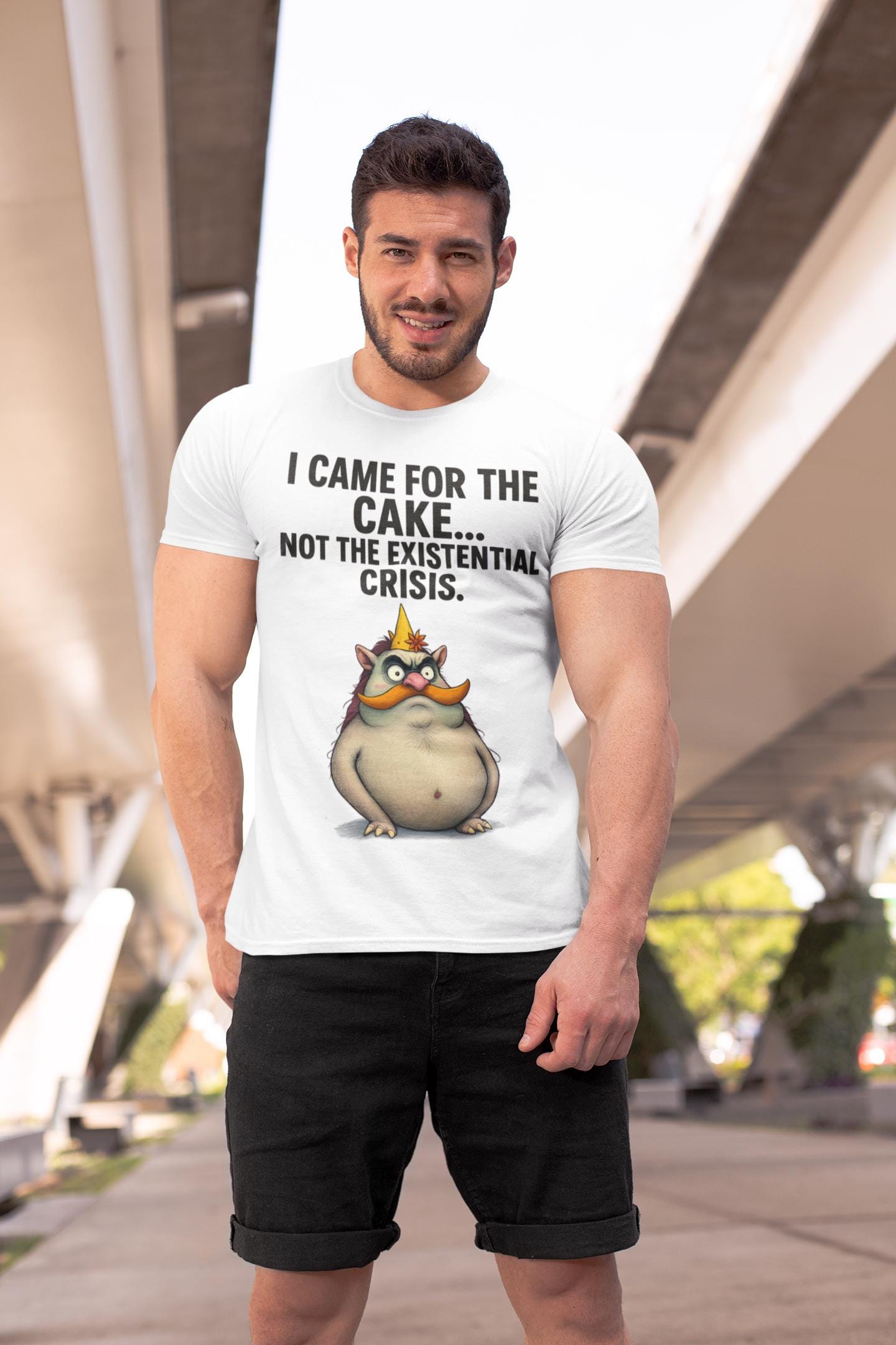 Sarcastic Cake Lover T-shirt, Tee, Shirt, Funny Gift, Unisex Top, Humorous Apparel