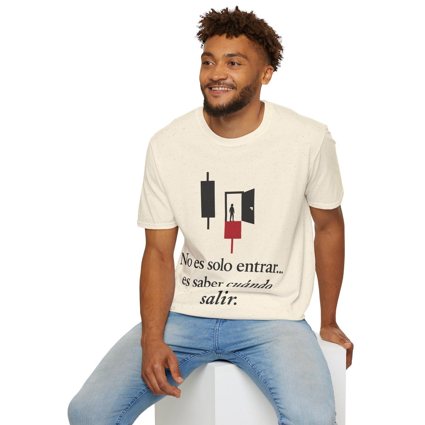 Unisex T-Shirt, Spanish Quote Design, Market Psychology Philosophy, Fits DiseConSentido, Gift Idea Tee Top Shirt, Graphic Tee Shirt