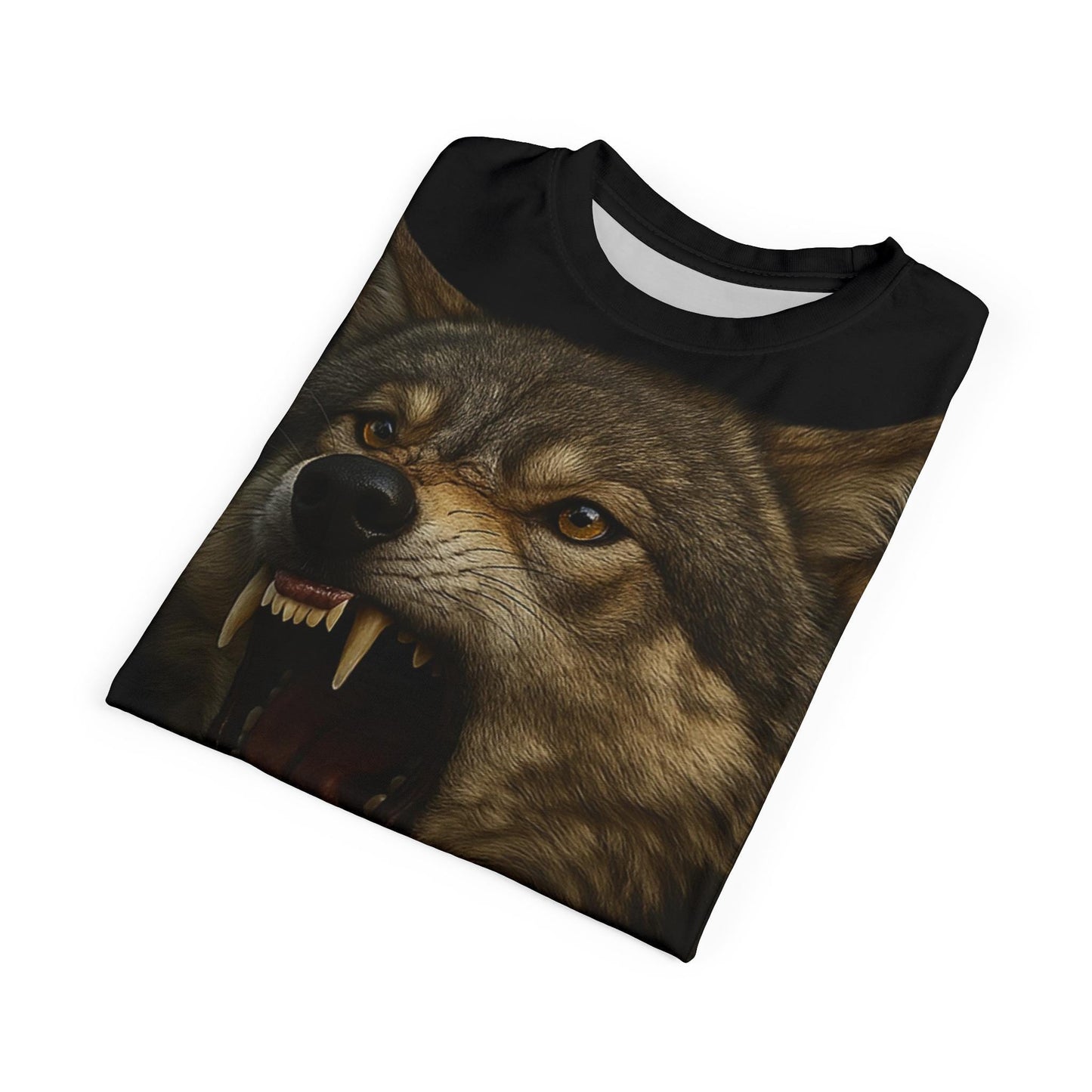 Fierce Wolf Unisex T-Shirt – Camiseta Unisex Lobo Salvaje para Amantes de la Naturaleza