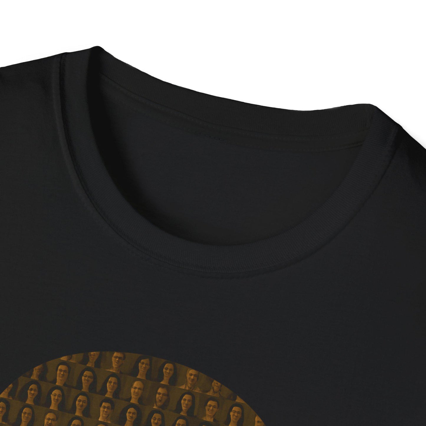 Spiritual Connection Softstyle T-Shirt, Faith Festival Wearable Art, Unisex Sizes Available, Reflective Phrase Design