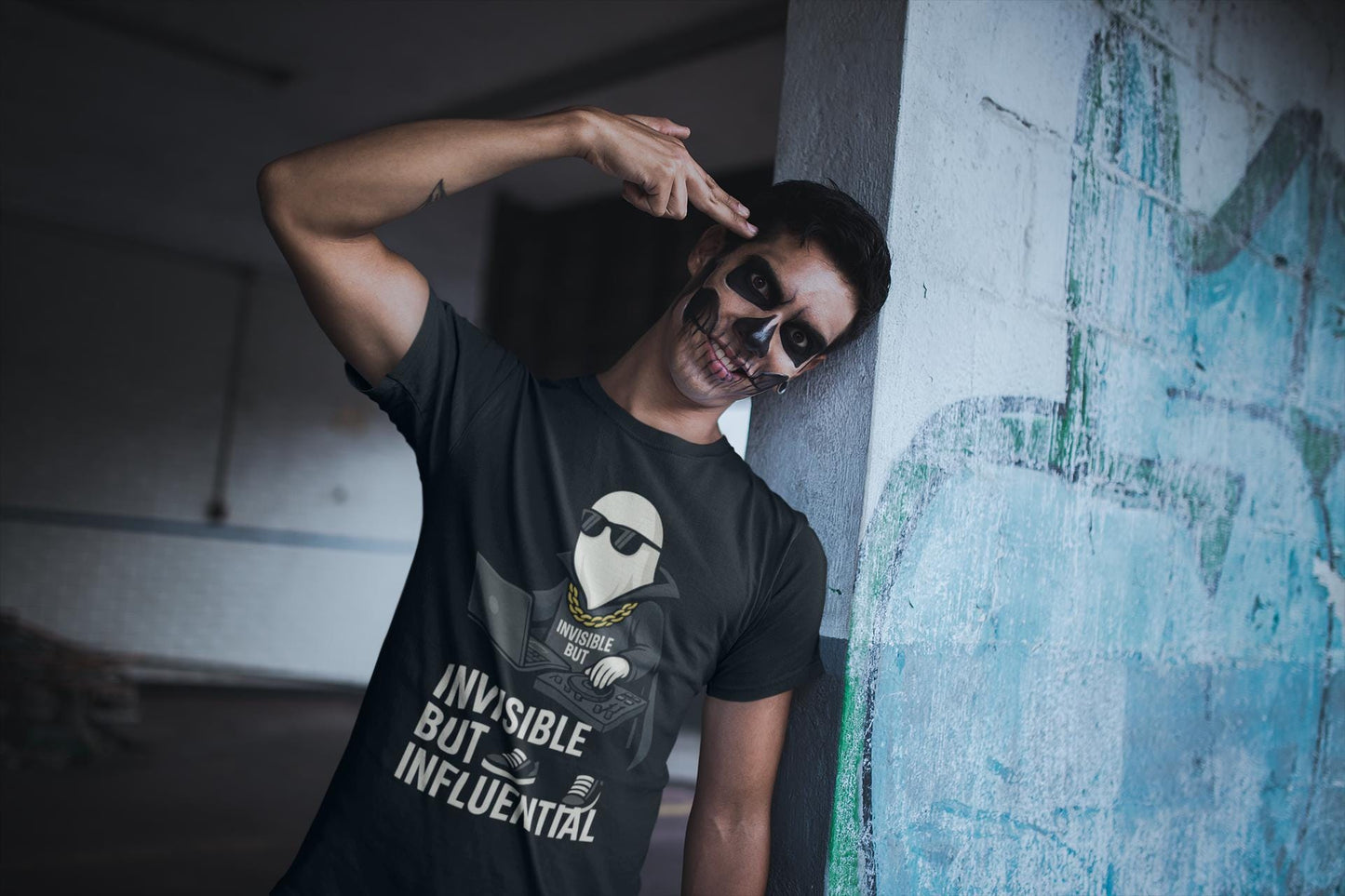 Ghost Producer Unisex T-Shirt, Music Lover Tee, DJ Streetwear Shirt, Limited Edition Graphic Top