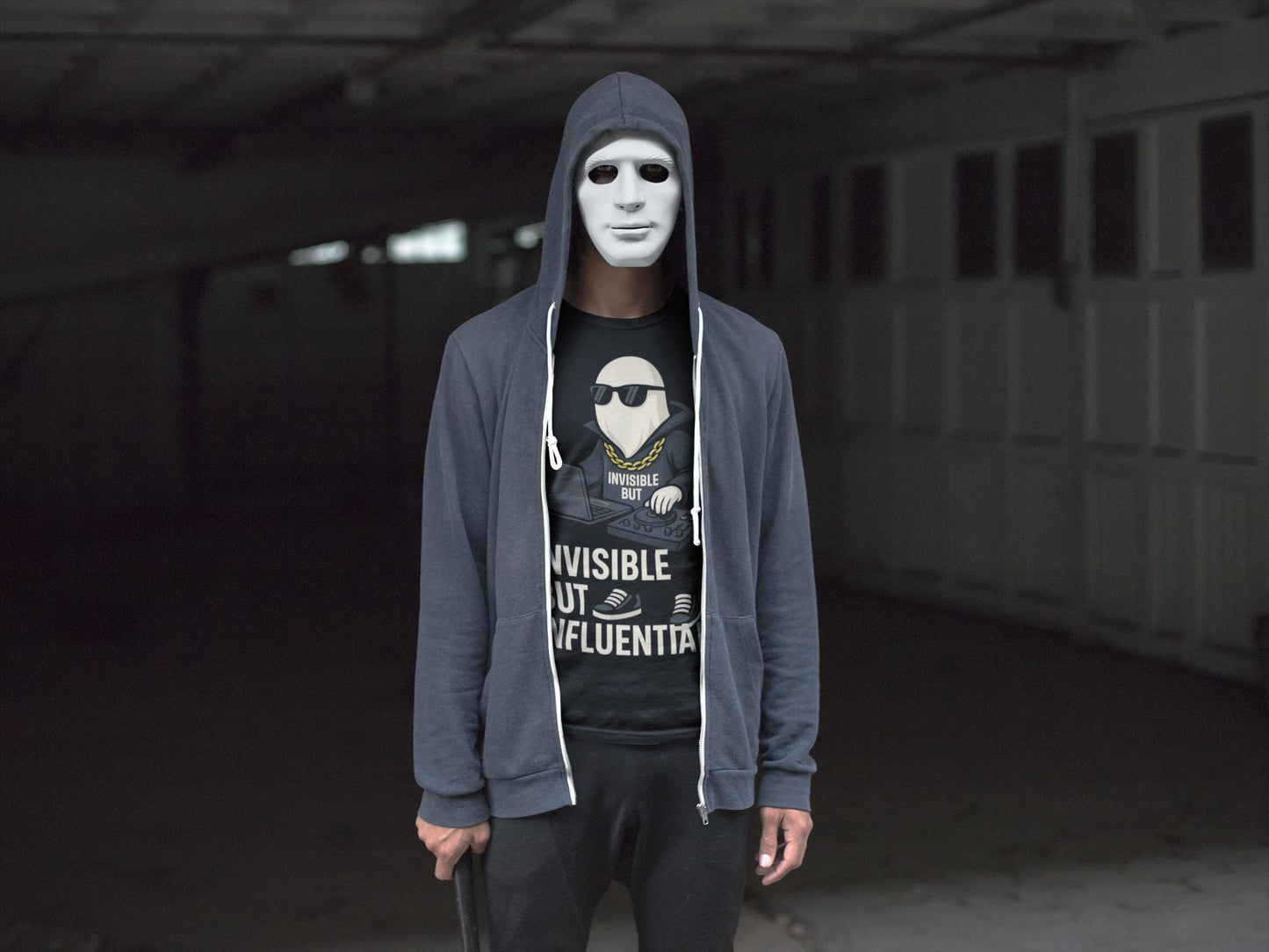 Ghost Producer Unisex T-Shirt, Music Lover Tee, DJ Streetwear Shirt, Limited Edition Graphic Top