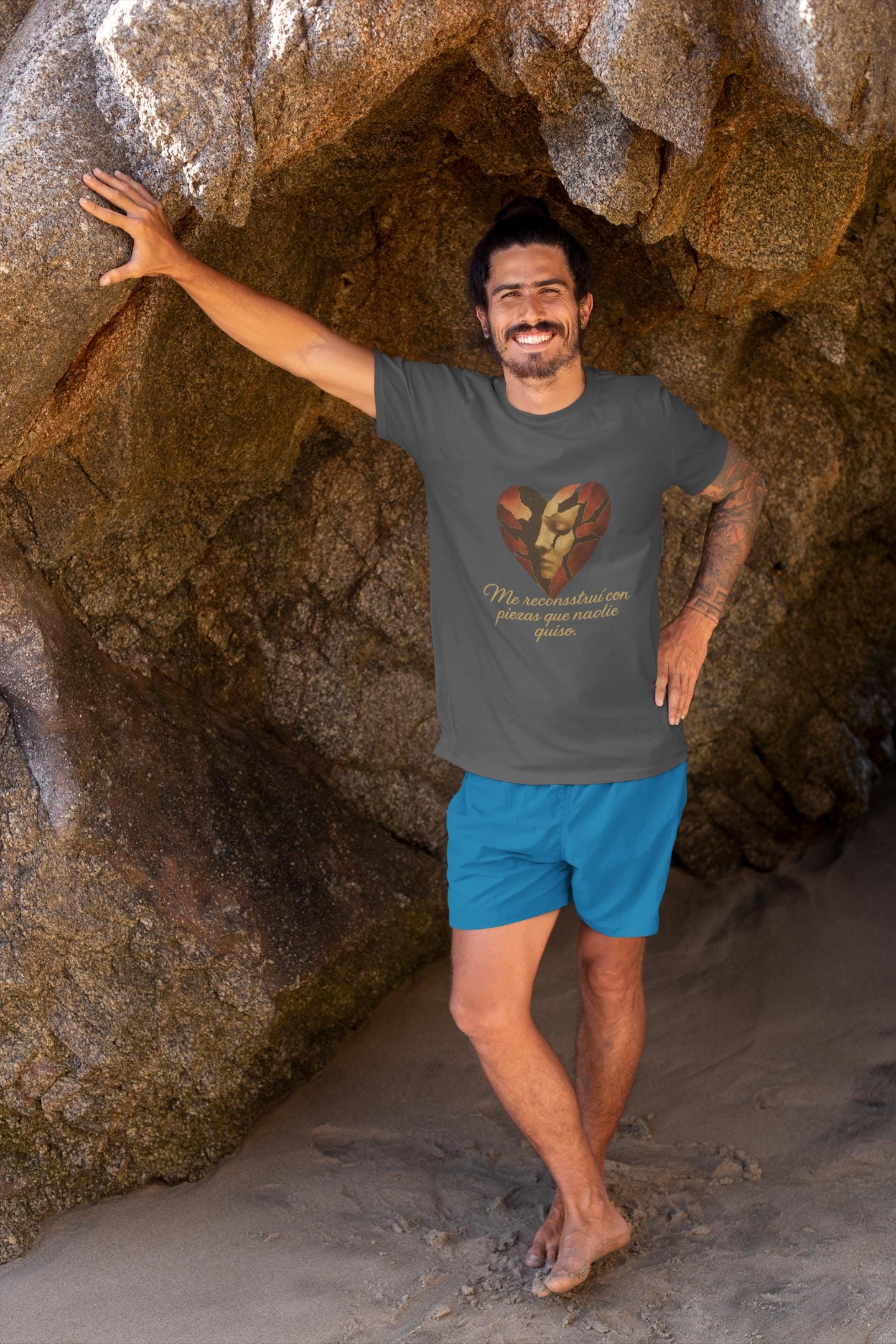 Resilient Transformations T-shirt, Rebuild, Imperfect Beauty, Surreal Face Tee, Healing Gift, Empowering Shirt
