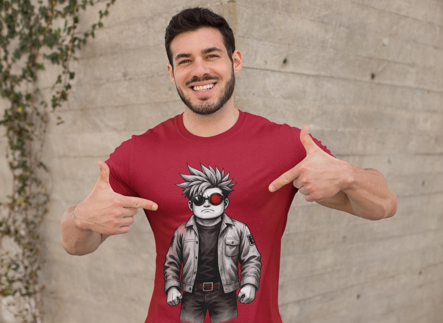 Cool Cartoon Character Graphic T-Shirt, Vintage Style Tee, Unisex Casual Wear, Gift for Anime Fans, Everyday Comfort, Birthday Present