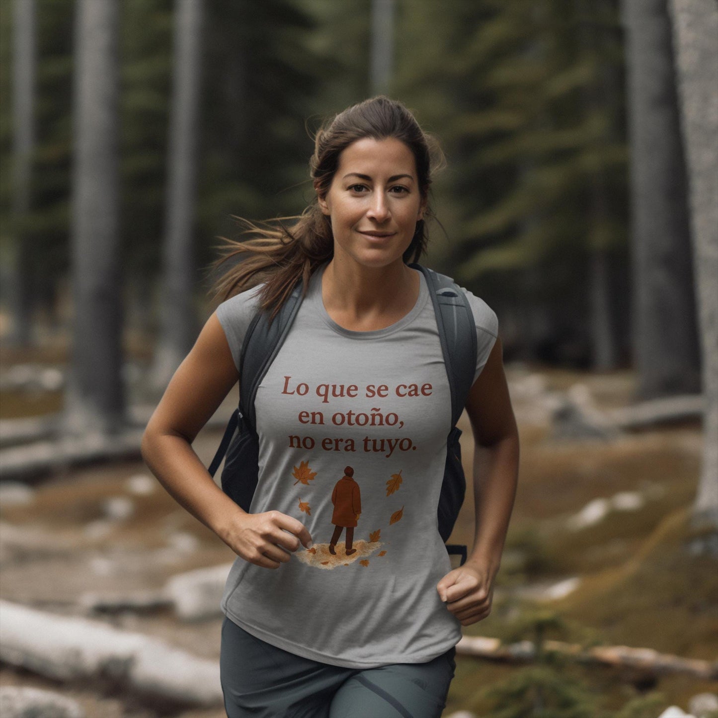 Autumn Vibes Unisex Tee, Fall Leaves Graphic Tee, Growth Reminder Shirt, Seasonal Gift Shirt, Spanish Quote Tee, Sizes S-5XL