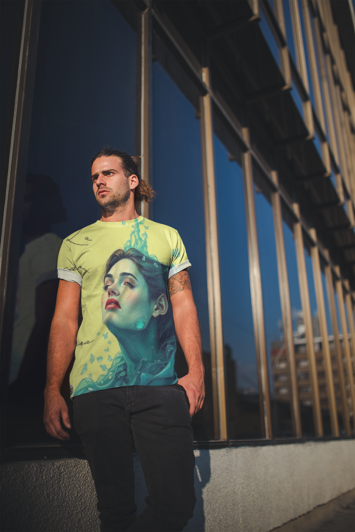 Unisex All Over Print Cut & Sew T-Shirt – Camiseta Unisex de Corte y Costura con Estampado Completo