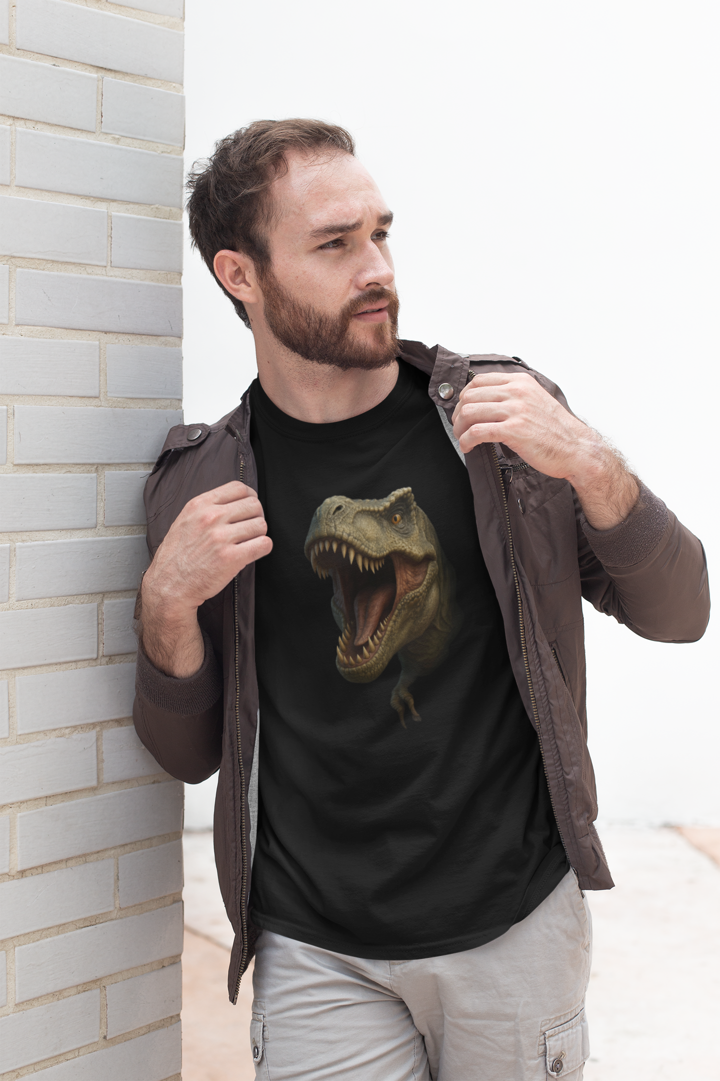 Dinosaur Roar Unisex T-Shirt – Camiseta Unisex para Amantes de los Dinosaurios