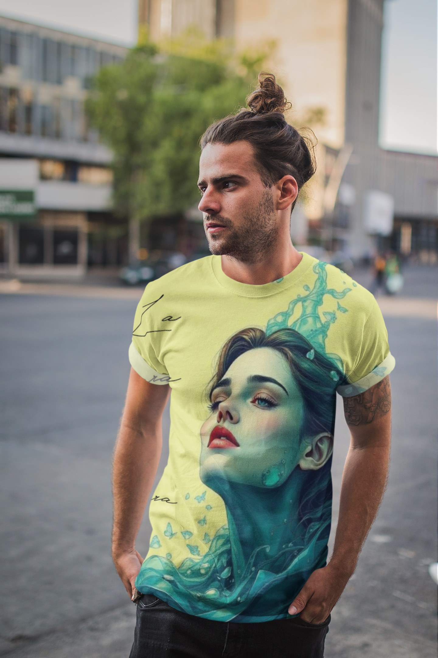 Unisex All Over Print Cut & Sew T-Shirt – Camiseta Unisex de Corte y Costura con Estampado Completo